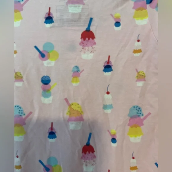 MAGNETIC ME Sundae Funday With Ruffle Detail Footie Pajamas | Pink - Picture 10 of 10